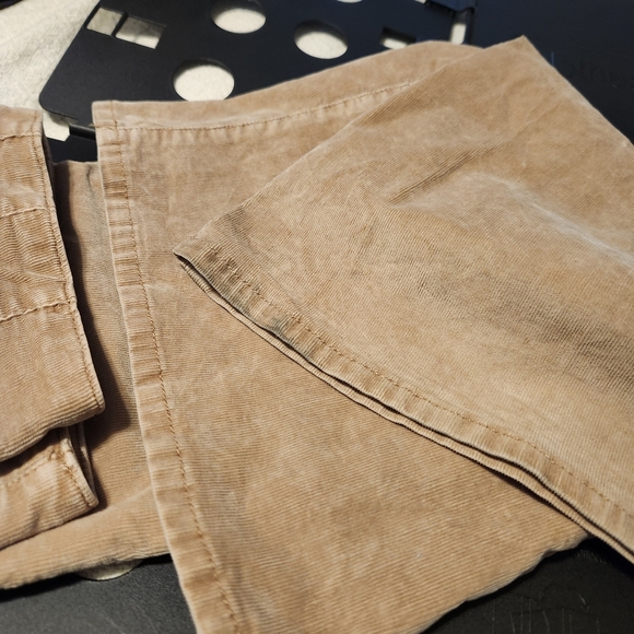 We The Free Flare High Waist Corduroy Pants Size 28 Beige Tan - Picture 10 of 10
